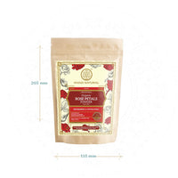 KHADI NATURAL Organic Rose Petals Powder Pack of 2 (2x100gm) 200gm