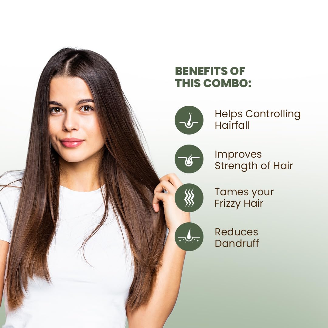 Rey Naturals Complete Hair Care Kit- Castor Oil+Coconut Oil+Almond Oil+Rosemary Oil+Teatree Oil