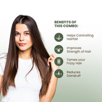 Rey Naturals Complete Hair Care Kit- Castor Oil+Coconut Oil+Almond Oil+Rosemary Oil+Teatree Oil