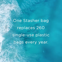 Stasher Reusable Silicone Storage Bag, Food Storage Container, Microwave and Dishwasher Safe, Leak-free, Bundle 4-Pack, Blue + Lavender