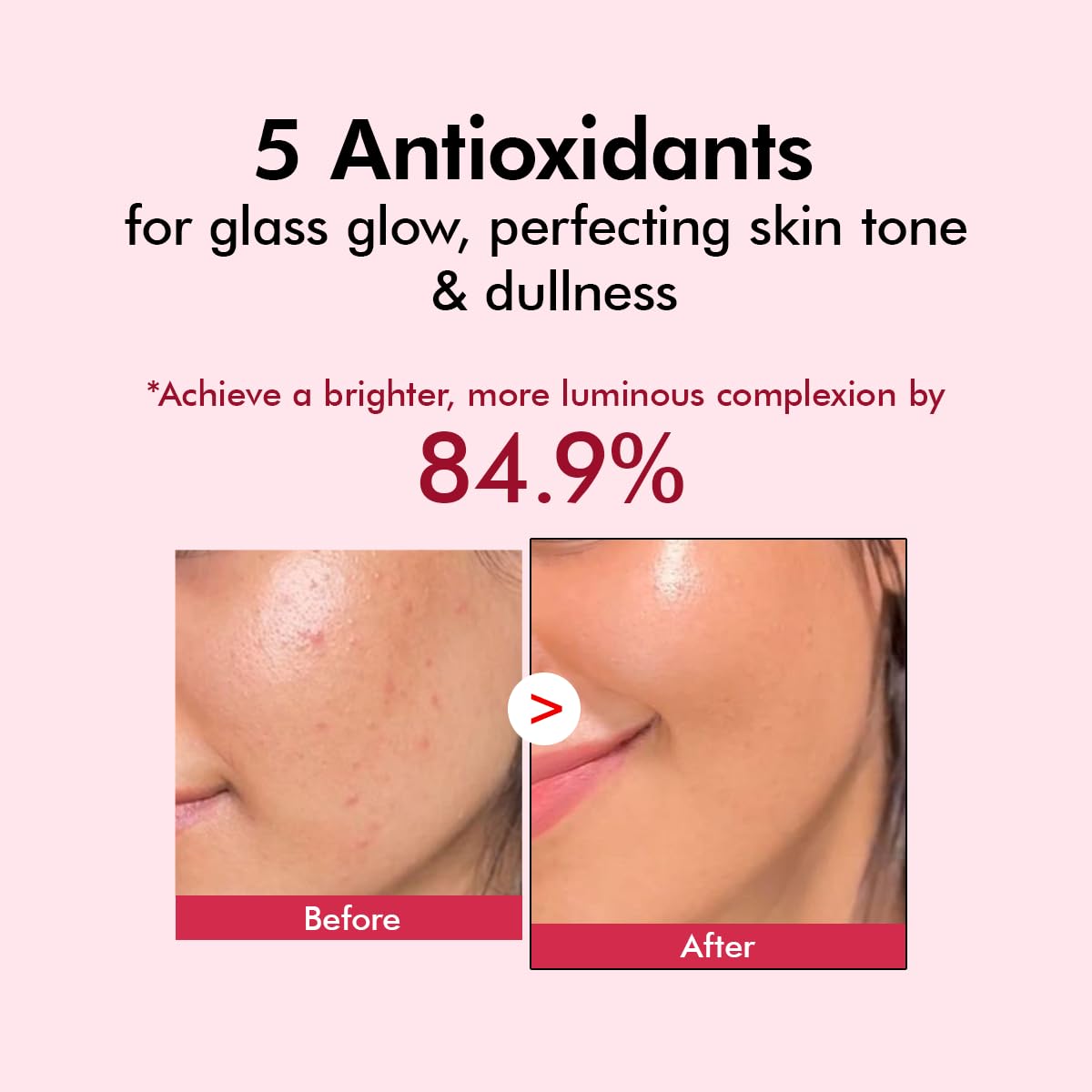 Conscious Chemist® Rapid Glow & Brightening Essence | Face Serum with 5 Antioxidant Complex (100X Stronger Than Vitamin C), Vitamin E & Retinol | For Radiant, Even-Toned Skin, For Men & Women, All Skin Types – 50ml