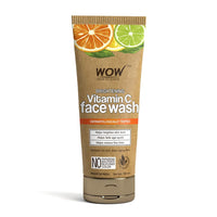 WOW Skin Science Brightening Vitamin C Face Wash | Paper Tube | All Skin Types | Glowing, Bright Skin | 100% Eco Friendly | Paraben & Sulphates Free | Face Wash for Women & Men | 100 ml