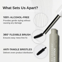 Bare Anatomy Expert Sleek Hair Finishing Stick|100% Alcohol & Silicon Free Formula|Baby Hair,Frizzy Hair & Flyaway Fixer|Non-Sticky & Non-Crunchy|Natural Sleek Finish With No Residue|10Ml,Gel