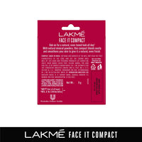 Lakmé Eyeconic Matte Kajal Pencil & Face It Compact, Black