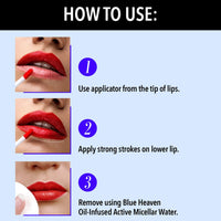 Blue Heaven Hyper Stay Weightless Liquid Matte Lipstick | Long-lasting & Smudge Proof | Non-Transfer Matte Lipstick for Women| Wild Plum-07 | 6ml