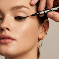 Inglot One Move Liquid Eyeliner Black - 0.55 ml Waterproof and smudge-proof