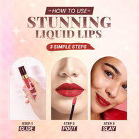 Charmacy Milano Stunning Longstay Liquid Lipstick (Coco Bear 23) - 5.6 ml, Velvet Intense Matte Finish, 12 Hours, SmudgeProof, WaterProof, KissProof, One Swatch Application