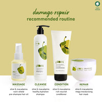 Plum Olive & Macadamia Mega Moisturizing Hair Mask, 250ml