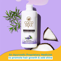 Coco Soul Rosemary Hair Oil with Extra Virgin Coconut Oil From the Makers of Parachute Advansed | 200ml