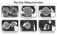 Kitty City Pop Open Jungle Combo,Collapsible Cat Cube, Play Kennel, Cat Bed, Tunnel, Cat toys