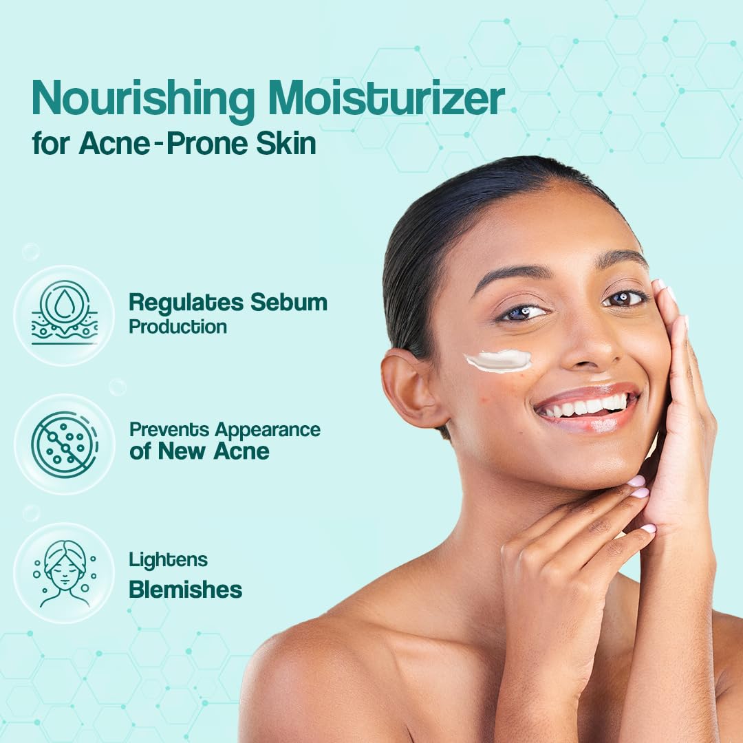 VENUSIA Dr. Reddy's  Acne Control Moisturizer I For Oily & Acne Prone Skin I Prevents Acne Breakouts|Oil Free, Non Sticky I 75G