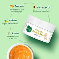 Mother Sparsh After Bite Turmeric Balm for Rashes And Mosquito Bites, 100% Ayurvedic, Gentle Skin Roll-On Formula, 25gm