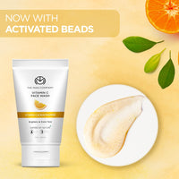 The Man Company Skin Brightening (Buy 1 Get 1) Vitamin C Face Wash- 75 ml Each with Turmeric and Niacinamide For Clean, Bright & Soft Skin I Oil Free Look I Unclog Pores,Instant Glow