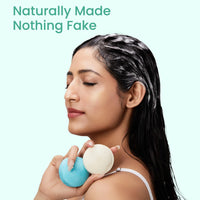 Earth Rhythm Anti-Dandruff Shampoo Bar for Itchy & Flaky Scalp | Men & Women | Contains Arnica Peppermint & Menthol Extracts | Sulphate & Paraben Free - 80 g (Tin)
