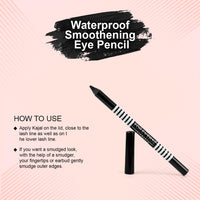 Forever52 Daily Life Waterproof Smoothening Matte Eye Pencil, (1G, Onyx Black) - ( F501)