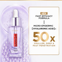 L'Oréal Paris Revitalift 1.5% Hyaluronic Acid Serum, Volume: 30ml, Intensely hydrates, smooths, and replumps skin, Fragrance free, paraben free, alcohol free formulation