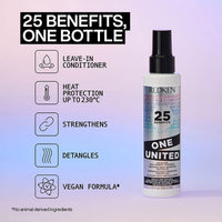 Redken Acidic Bonding Concentrate Shampoo, Conditioner & One United Leave-In Treatment Combo | For Dry, Damaged, Coloured and Frizzy Hair | For Men & Women