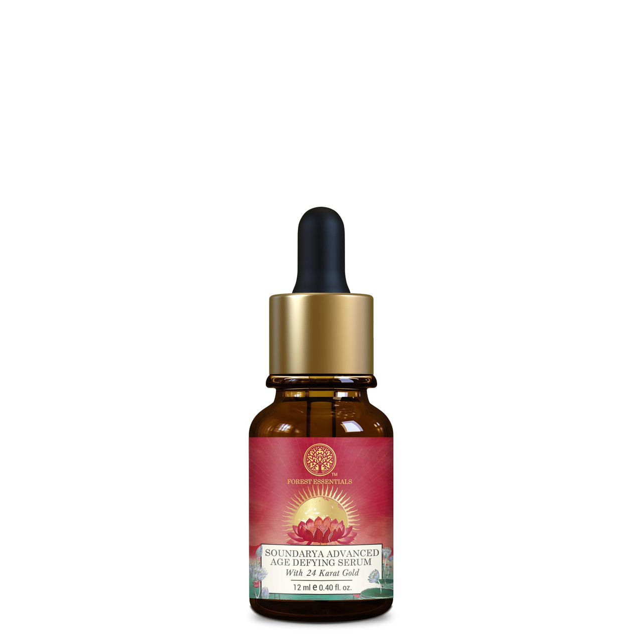Forest Essentials Soundarya 24K-Gold Face Massage Serum | Reduces Early Signs of Aging, Lightens Pigmentation & Dark Spots | Ayurvedic Anti Ageing Face Serum | Enriched with Yashada Bhasma