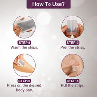 Hilary Rhoda Easy To Use Wax Strips | Gel Wax Hair Removal | Full Body Wax Strips for Arms,Legs & Body | Salon Like Results at Home Wax Strips | With 2 Finish Wipes | 20 Strips (Charcoal)