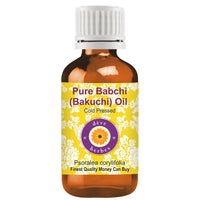 Deve Herbes Pure Babchi (Bakuchi) Oil (Psoralea corylifolia) Natural Therapeutic Grade Cold Pressed 50ml