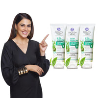 Ayouthveda Ultra Hydrating Face Emulsion Cream 60 Gm With Aloe Vera & Coconut Water | Best hydrating Face Cream for Women and Men | Prevents Dark spots, Blackheads and Blemishes | All SKin Types (Pack Of 3; 60G each)