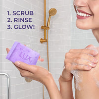 LUX LAVENDER & VITAMIN C EXFOLIATING SOAP 5x125g