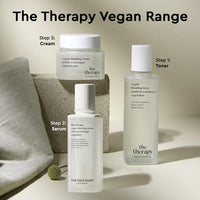 The Face Shop The Therapy Vegan Blending Cream | Organic Vegan Anti-aging Face Moisturizer | Elasticity Improvement,Skin-Friendly,2-in-1 Gel & Cream | Eco-Friendly,Refillable,K-Beauty