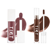 Tint Cosmetics Set of 2 Hydrating Lipgloss For All Skin Types, Light Weight, Long Lasting, Non Sticky, High Shine & Soft Liquid Natural Lip Gloss For Girl & Women (Minx, 5ml & Mocha, 10ml)