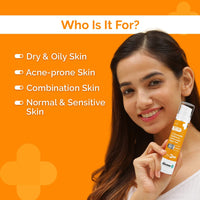 The Derma Co C-Cinamide Sunscreen Aqua Gel SPF 50 PA++++ | With Vitamin C & Niacinamide | All Skin Lightweight Texture | No White Cast | For Sun Protection & Glowing Skin | Power Of 2 Actives | 50 G