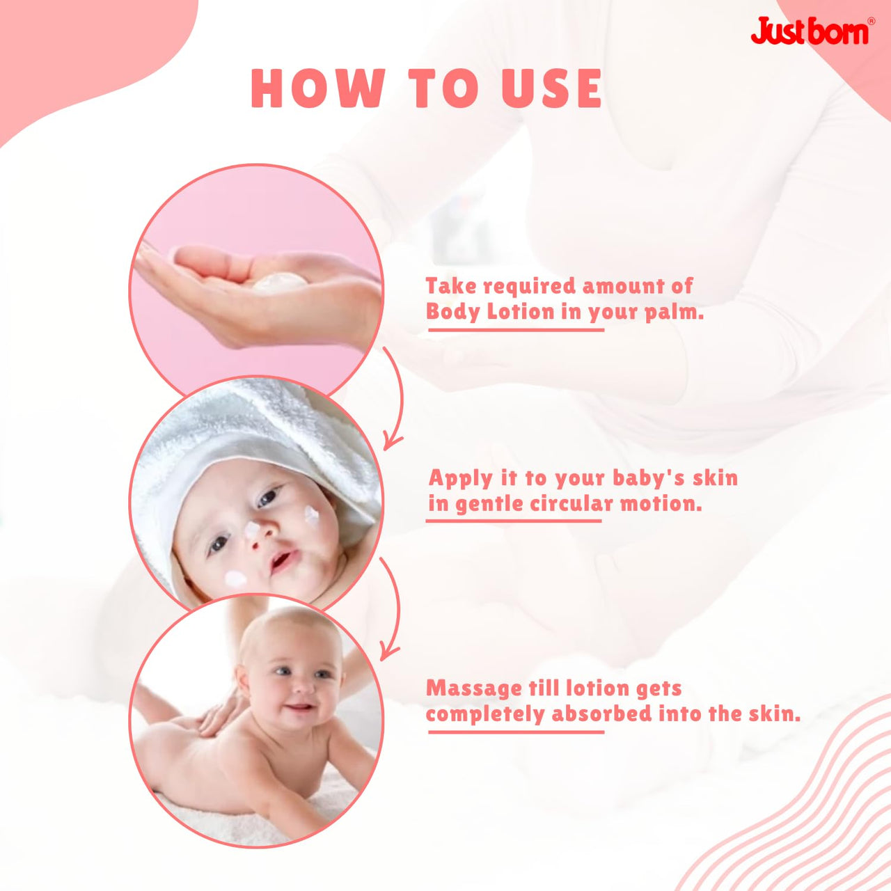 Just Born Baby Moisturizing Face & Body Lotion 200 ml | Enriched With Shea Butter, Aloe Vera & Vitamin E | For Soft, Smooth & Moisturized Skin | Gentle Baby Cream For Newborn Babies & Kids