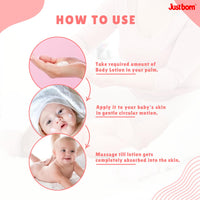 Just Born Baby Moisturizing Face & Body Lotion 200 ml | Enriched With Shea Butter, Aloe Vera & Vitamin E | For Soft, Smooth & Moisturized Skin | Gentle Baby Cream For Newborn Babies & Kids