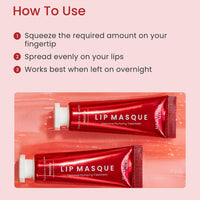Earth Rhythm Lip Masque with Peptide | Nourishes, Smoothens, Plumps & Hydrates Dry Chapped Lips | Men & Women & Girls, – 10ml