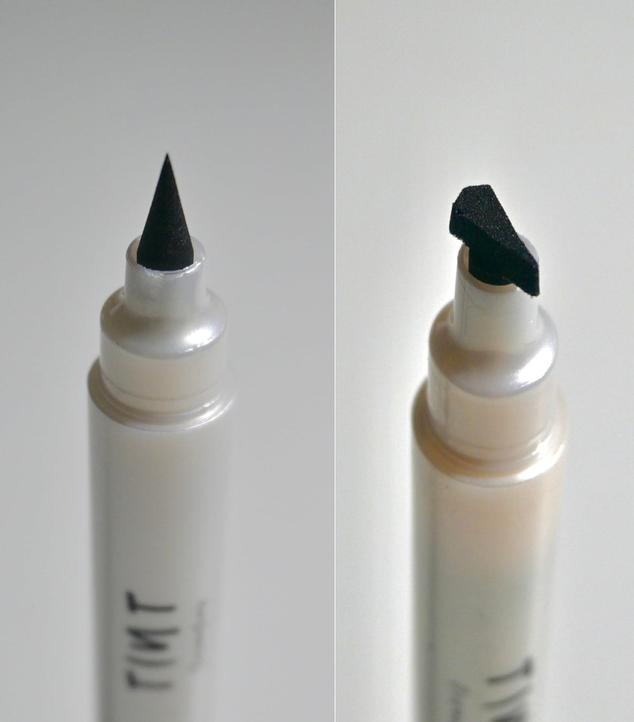 Tint Cosmetics 2 in 1 Double Headed Eyeliner, Pen and Winged Stamp For Wing Cat Eye, Smudge Proof and Waterproof, Long Lasting Precise Pen Liner Eye Makeup For Girl and Women (Black, 3.5ml)
