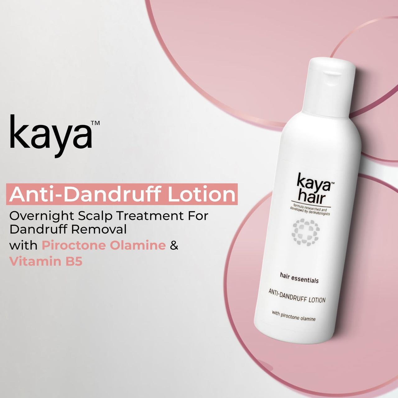 Kaya Clinic Anti Dandruff Lotion 200Ml | Overnight Lotion To Soothe Itchy & Irritated Scalp | Reduces Dandruff | Makes Scalp Healthy | Hair Lotion