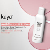 Kaya Clinic Anti Dandruff Lotion 200Ml | Overnight Lotion To Soothe Itchy & Irritated Scalp | Reduces Dandruff | Makes Scalp Healthy | Hair Lotion