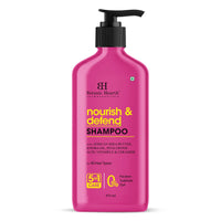 Botanic Hearth Nourish & Defend Shampoo with Hyaluronic Acid & Jojoba Oil | Deeply Moisturizing & Damage Protection | Strengthens & Softens Hair | Sulfate & Paraben Free, 473ml