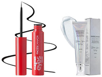 FACESCANADA Strobe Cream - Silver 30Ml And Faces Canada Magneteyes Eyeliner - Black, 3.5Ml