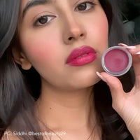 DAUGHTER EARTH Vegan Lip and Cheek Tint Combo | Matte Natural Blush for Women | Lip Tint with Vitamin E | Nourishing Cheek Tint | Pack of 2 | 4.5 gm Each (Rogue Rose & Pinot Noir)