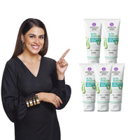 Ayouthveda Ultra Hydrating Face Emulsion Cream 60 Gm With Aloe Vera & Coconut Water | Best hydrating Face Cream for Women and Men | Prevents Dark spots, Blackheads and Blemishes | All SKin Types (Pack of 5; 60G each)