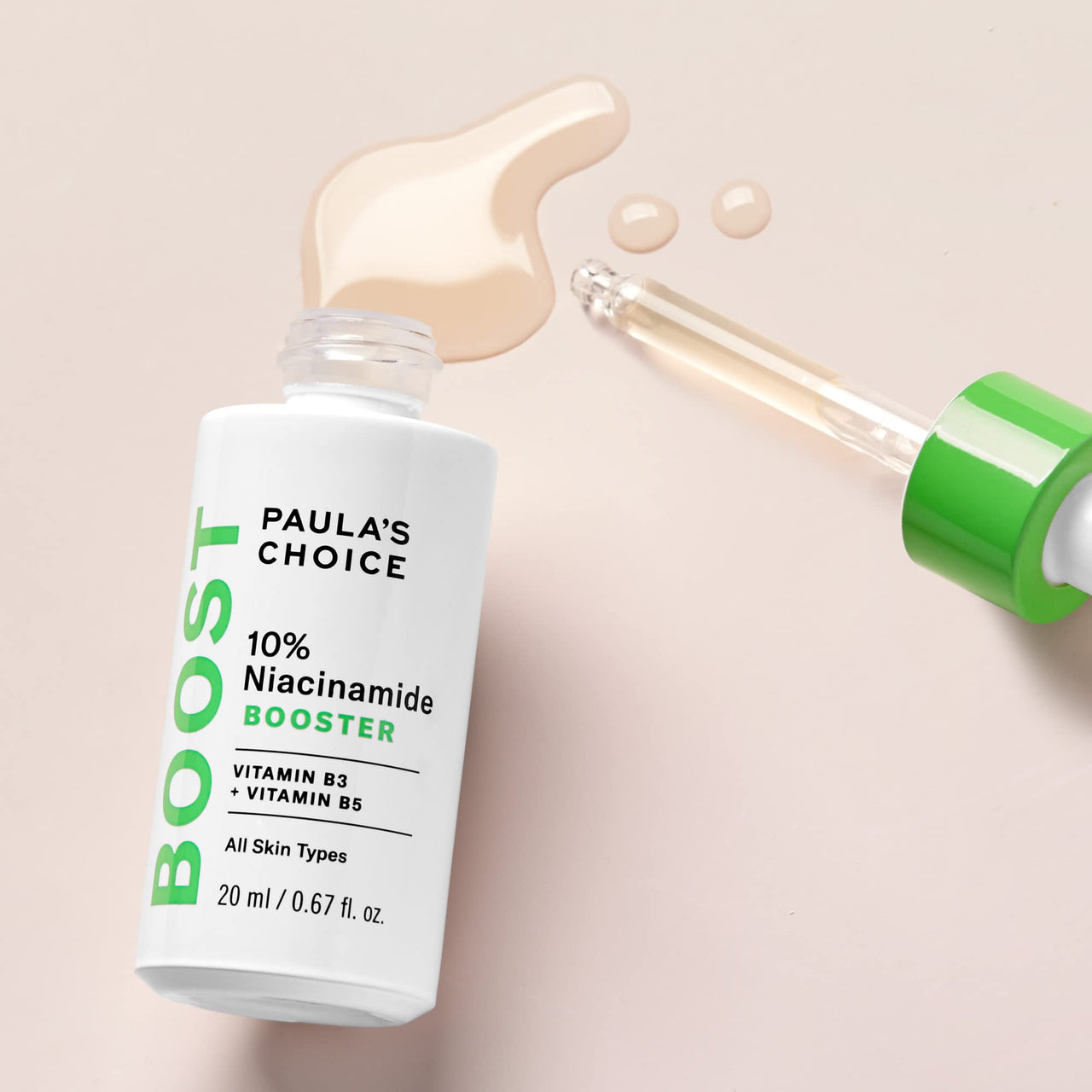 Paula's Choice BOOST 10% Niacinamide Booster, Vitamin B3, Vitamin C & Licorice Extract Serum, Pore Minimizer, Full Size 20 ml