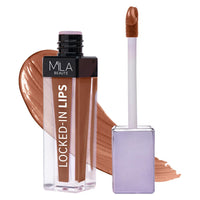 Mila Beauté Locked In Lips Transfer Proof Liquid Lipstick | 12 Hrs Non Transfer | Highly Pigmented and Hydrating | Transfer Proof Formula with Hyaluronic Acid | Smooth Glide Application - (Milk Tea, 4.5 ml)