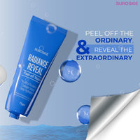 Suroskie Radiance Reveal Peel Off Mask 75g | Honey, Milk Protein & Collagen | Hydration, Skin Brightening, Instant Glow & Plumped Skin | Korean Inspired Skin Care| Peel off Face Mask for Men & Women