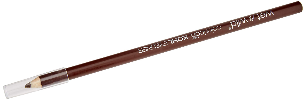 Wet n Wild Color Icon Kohl Eyeliner Pencil, Matte Finish Eyeliner and Pencil for Eye-Makeup with an Intense and Hyper-pigmented Effect, Soft, Creamy and Easy-to-use Formula, Simma Brown Now!-1.4 g