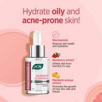 Joy Blemish Clearing Niacinamide Face Serum for Clear Skin | Skin Renewing Serum for Improving Skin Complexion | Suitable for Men & Women - And All Skin Types (30ml)