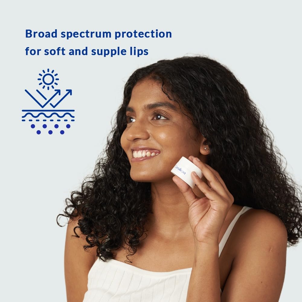 Cerulean SPF 20 Lip Balm for Dry and Chapped Lips with UV Protection | For Smooth Soft Lips | Lip Care With Camphor & Cocoa Butter | Repairs Damaged Lip Barrier | SPF 20 for Sun Damage and Discoloration | For Women & Men | Paraben & Fragrance-Free | 15gm