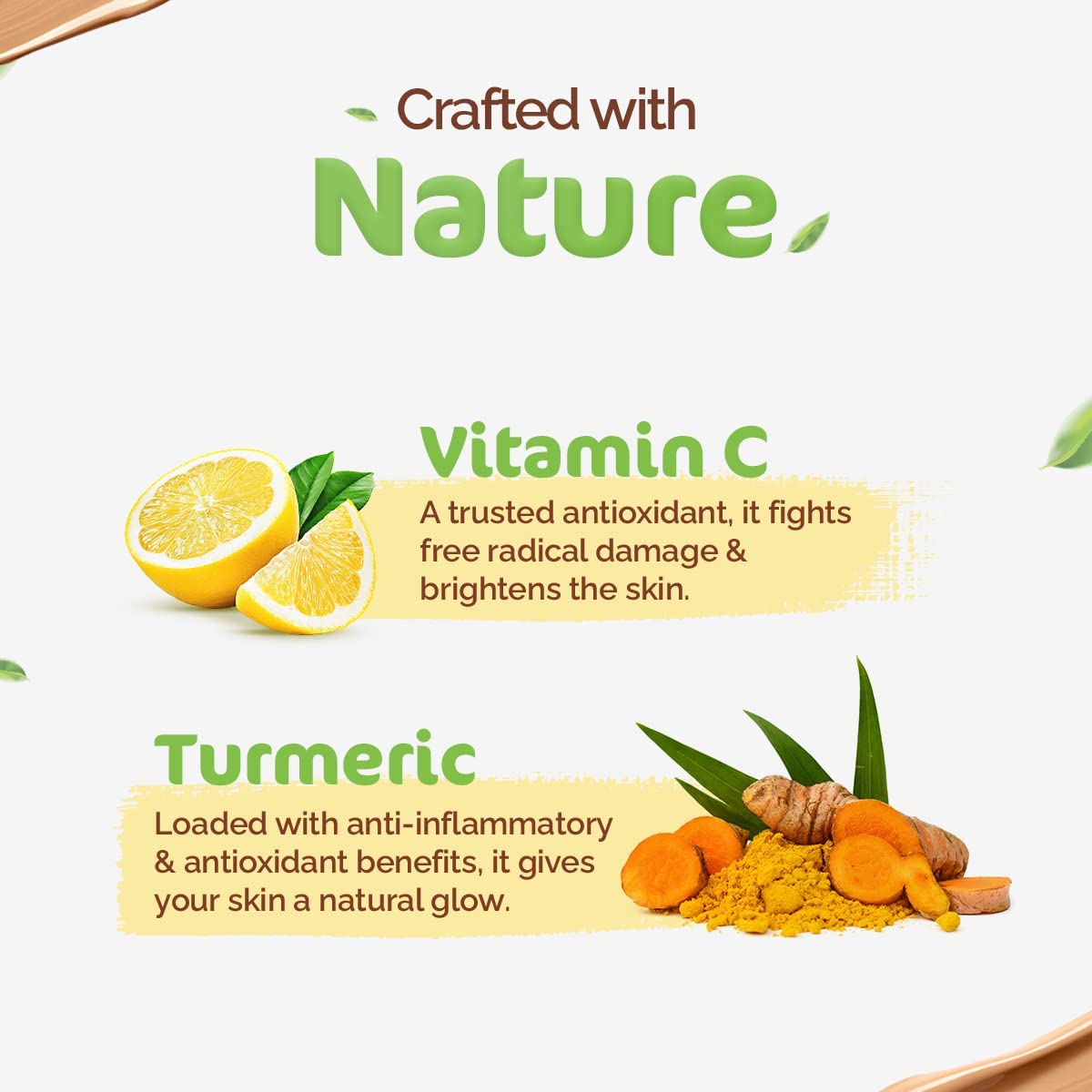 Mamaearth Glow Serum Matte Light Coverage Foundation Creamy With Vitamin C & Turmeric For 12-Hour Long Stay for All Skin types- 09 Warm Glow - 30 Ml