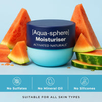 WOW Skin Science Aqua-Sphere Moisturiser | Up to 48Hrs Hydration | Ultra-Light Gel | Deep Moisture Lock | Lightweight & Non-Greasy | For All Skin Types | 200ml
