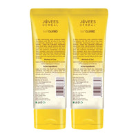 Jovees Herbal Sun Guard Lotion SPF 60 Pa+++ Broad Spectrum For All Skin | 3 in 1 Matte Lotion UVA/UVB Protection, Moisture Balance, Even Tone Skin For Women/Men 100ml (Pack of 2)