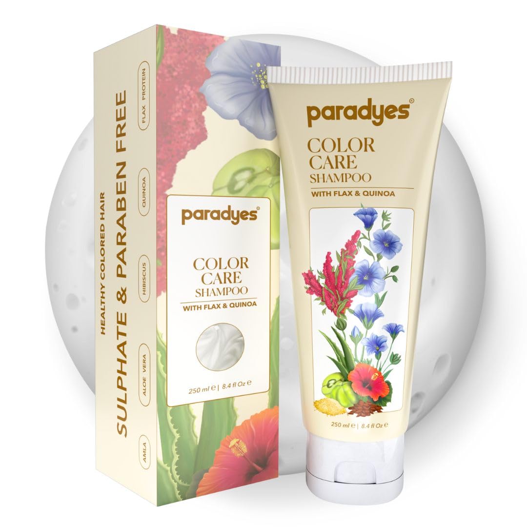 Paradyes Color Care Shampoo with Flex & Quinoa, Sulfate & Paraben Free, Color Protection & Vibrancy