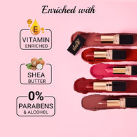 Iba Long Stay Matte Lipstick for Women- M02 Mocha Shot, 4g | Creamy Matte Finish & Smooth Texture| Long-Lasting | Hydrated Lips | Enriched with Vitamin E| Intense Colour & Highly Pigmented | Lip Makeup
